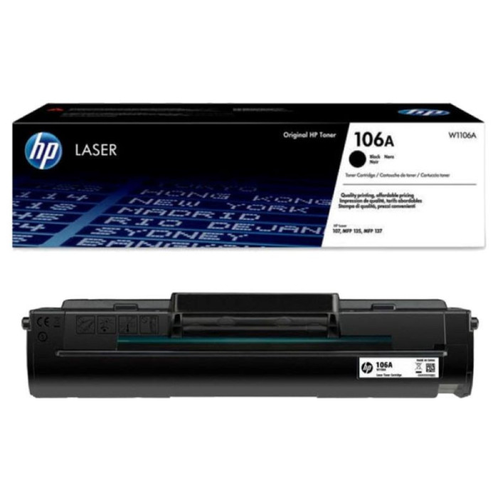 Лазерний картридж HP 106A Black (W1106A)