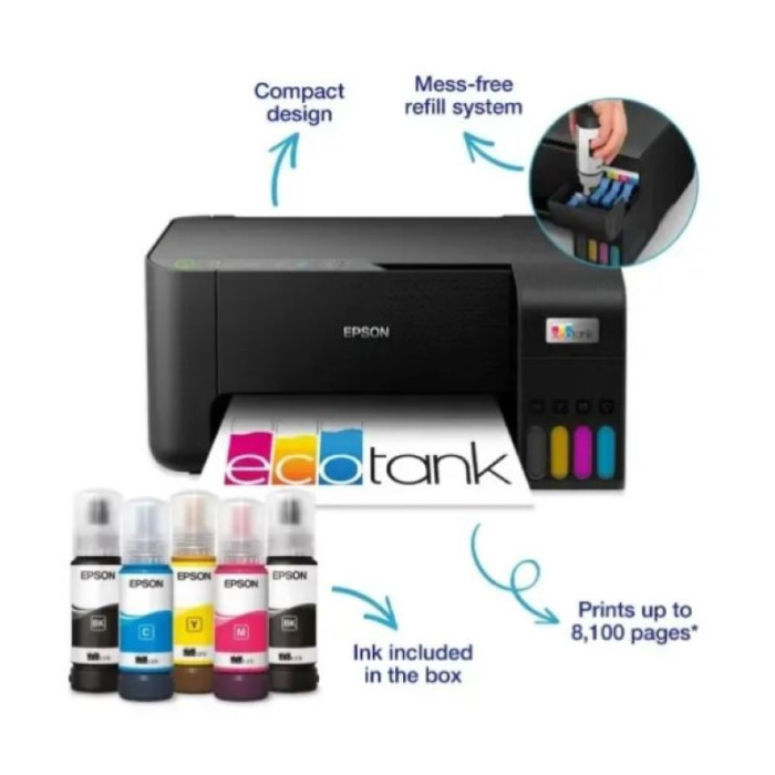 БФП Epson EcoTank L3270 (C11CJ67434) Wi-Fi/СБПЧ/А4