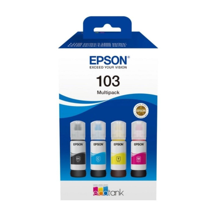 Комплект чорнил Epson 103 Multipack (C/M/Y/Bk) 4х65 мл (C13T00S64A)
