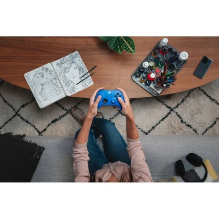 Геймпад Microsoft Xbox Series X-S Shock Blue (QAU-00002)