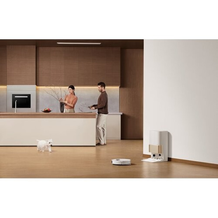 Робот-пилосос з вологим прибиранням Dreame X40 Ultra Complete White