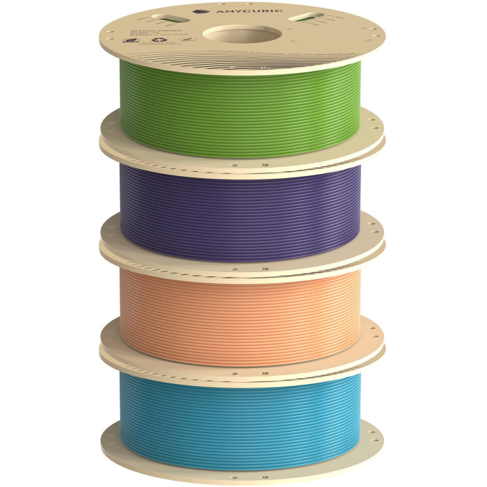 Набір філаменту для 3D принтера Anycubic PLA Pantone 1кг 1.75мм 4шт