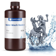 Фотополімерна смола Anycubic Water-Wash Resin Plus 1кг Grey (SSXGY-104D)