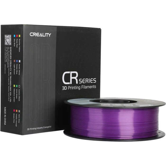 Філамент для 3D принтера Creality CR-PLA Silk 1кг 1.75мм Purple (3301120005)