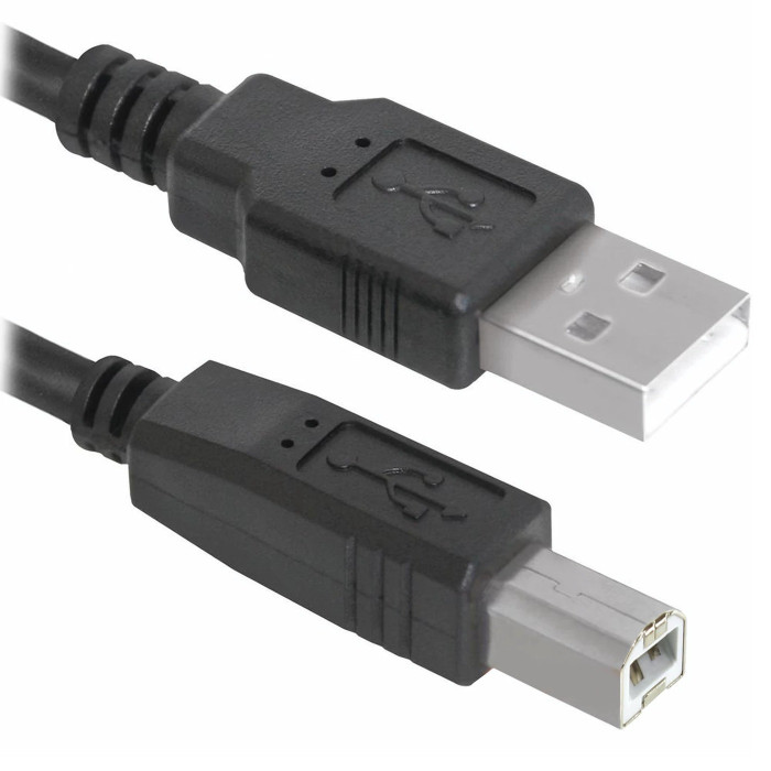 Кабель для принтера Digitus USB 2.0 AM - BM 3.0 м Black
