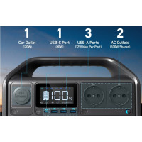 Зарядна станція Anker 535 PowerHouse 512 Wh | 500W EU (A1750311)
