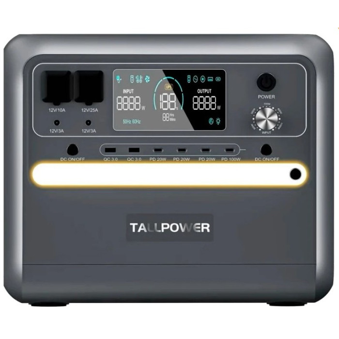 Зарядна станція Tallpower V2400, 2400 Вт, 2160 Вт*ч