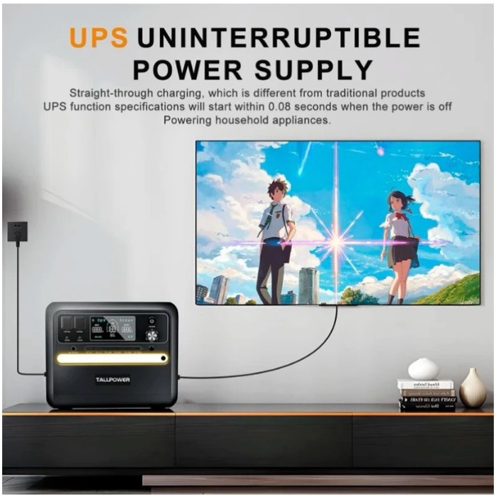 Зарядна станція Tallpower V2400, 2400 Вт, 2160 Вт*ч
