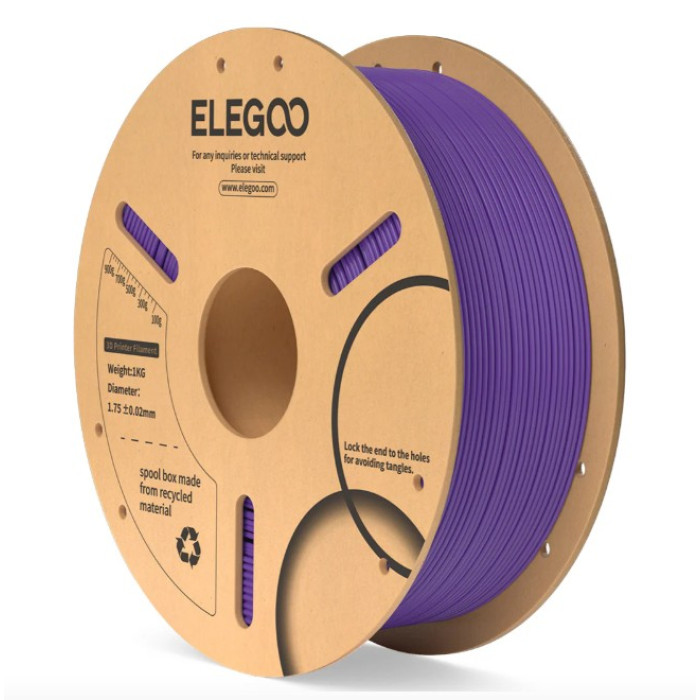 Філамент для 3D принтера ELEGOO PLA 1 кг 1.75мм Purple